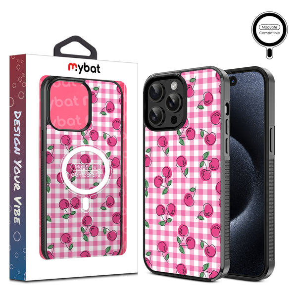 MyBat Design Lab Series MagSafe Case for Apple iPhone 15 Pro Max (6.7) - Pink Cherries - MIP15PMCSLESMSM100-1.jpg