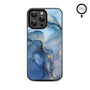 MyBat Design Lab Series MagSafe Case for Apple iPhone 15 Pro Max (6.7) - Blue Marble