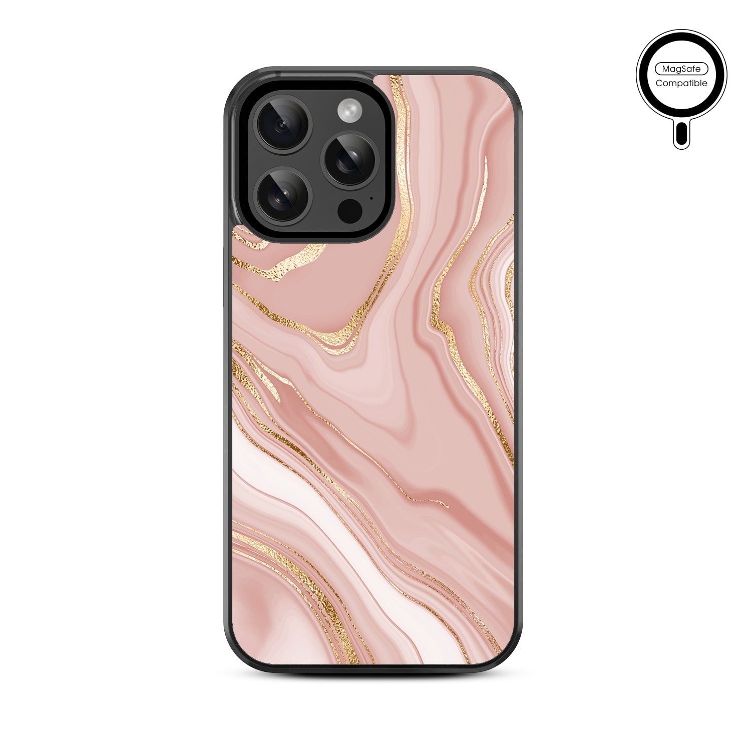 MyBat Design Lab Series MagSafe Case for Apple iPhone 15 Pro Max (6.7) - Pink Marble