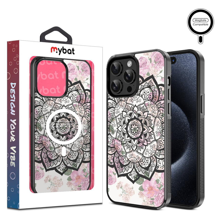 MyBat Design Lab Series MagSafe Case for Apple iPhone 15 Pro Max (6.7) - Mandala