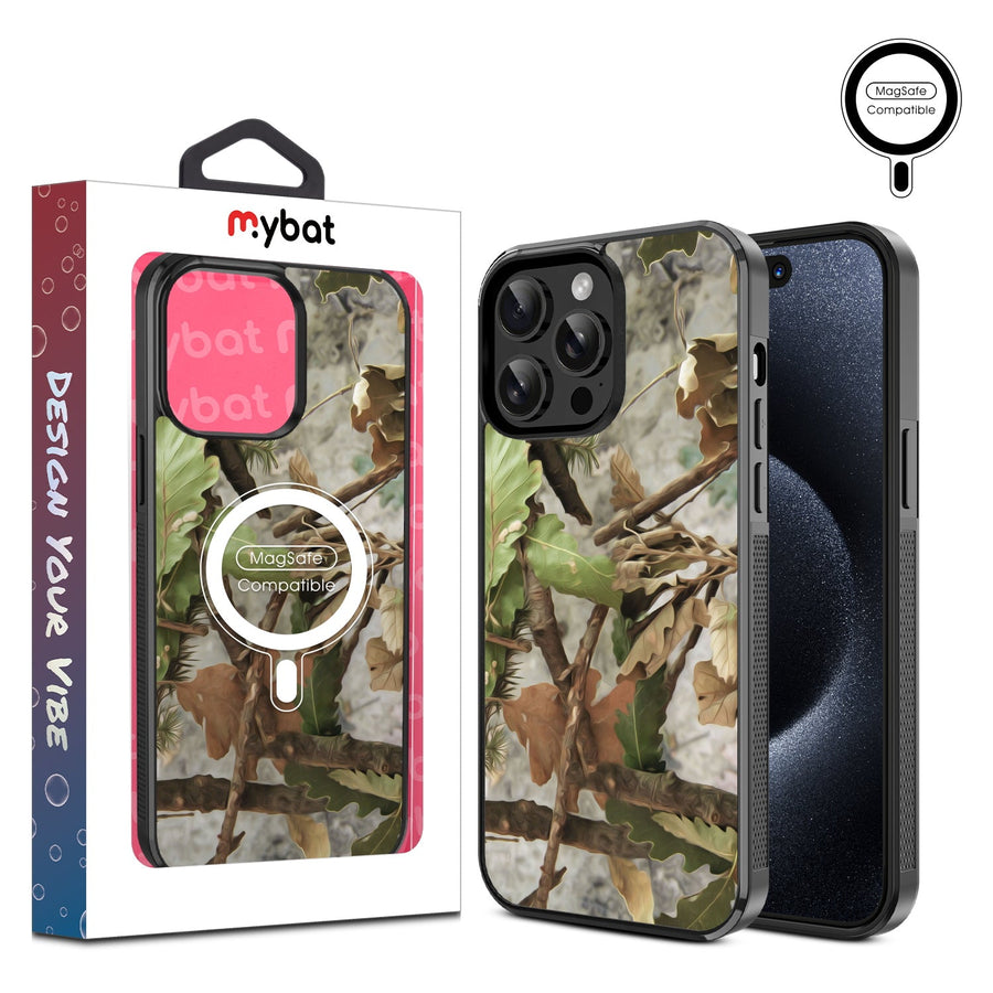 MyBat Design Lab Series MagSafe Case for Apple iPhone 15 Pro Max (6.7) - Forest Camouflage