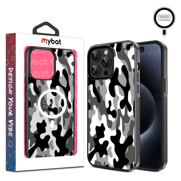 MyBat Design Lab Series MagSafe Case for Apple iPhone 15 Pro Max (6.7) - Black & White Camouflage - MIP15PMCSLESMSM122-1.jpg