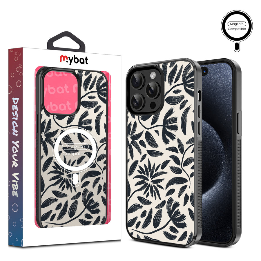 MyBat Design Lab Series MagSafe Case for Apple iPhone 15 Pro Max (6.7) - Vintage Floral - MIP15PMCSLESMSM124-1.jpg