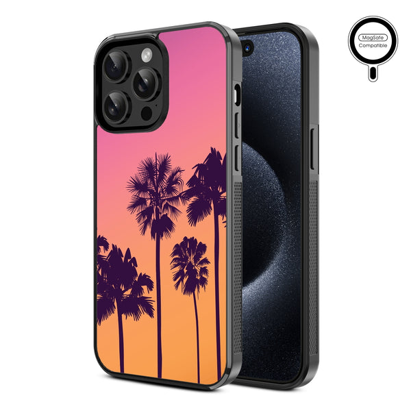MyBat Design Lab Series MagSafe Case for Apple iPhone 15 Pro Max (6.7) - Palm Tree Sunset - MIP15PMCSLESMSM136-2.jpg