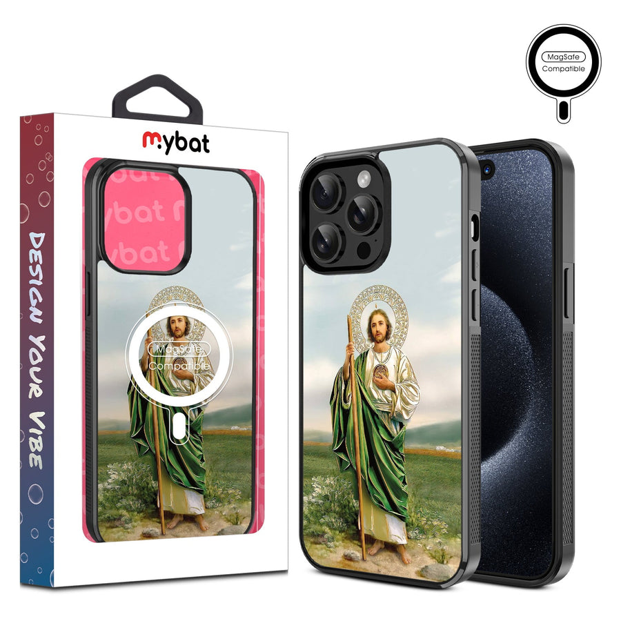 MyBat Design Lab Series MagSafe Case for Apple iPhone 15 Pro Max (6.7) - Saint Judas