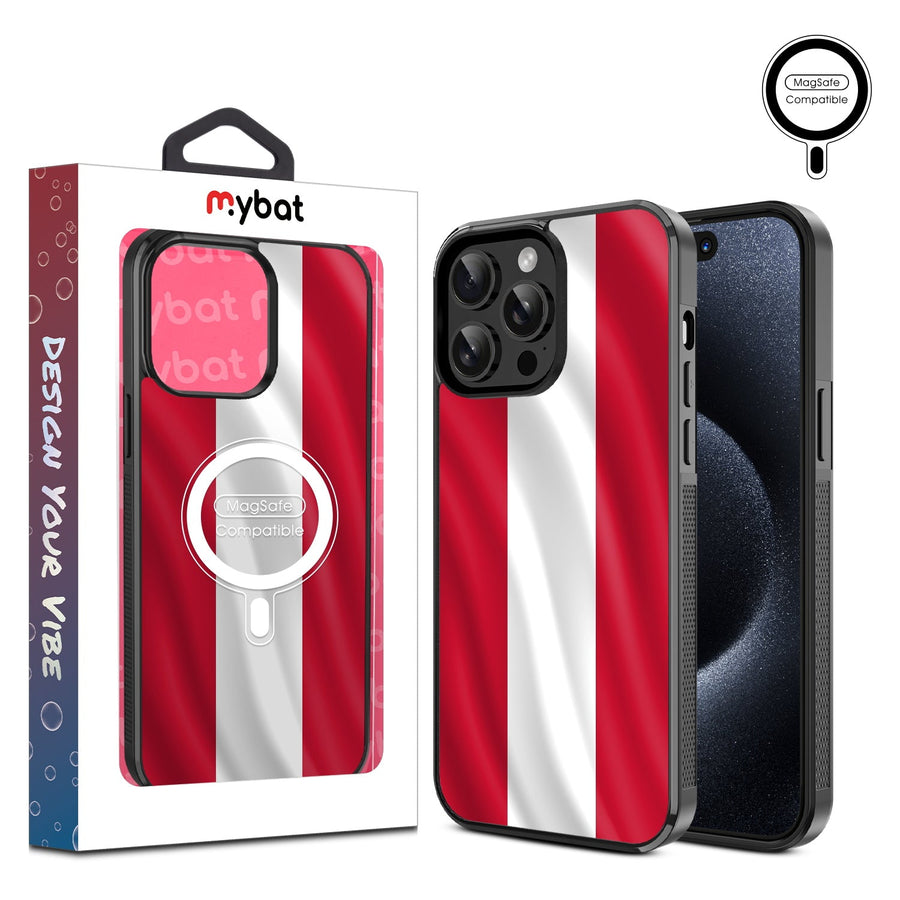 MyBat Design Lab Series MagSafe Case for Apple iPhone 15 Pro Max (6.7) - Austria Flag