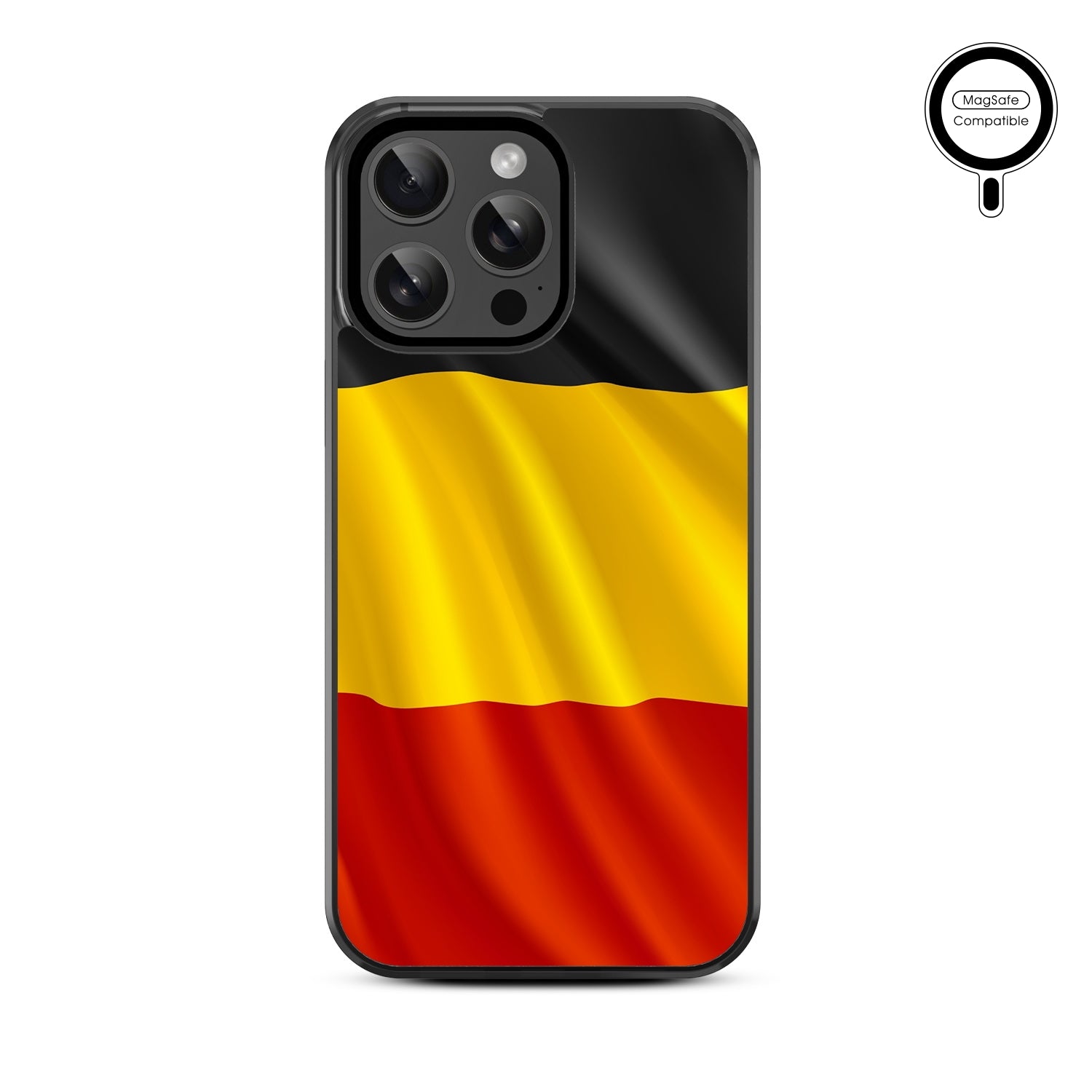 MyBat Design Lab Series MagSafe Case for Apple iPhone 15 Pro Max (6.7) - Belgium Flag