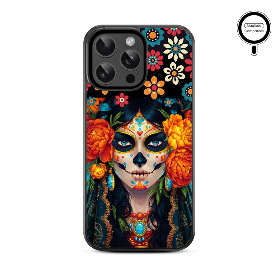 MyBat Design Lab Series MagSafe Case for Apple iPhone 15 Pro Max (6.7) - Dia De Los Muertos - MIP15PMCSLESMSM167-3.jpg