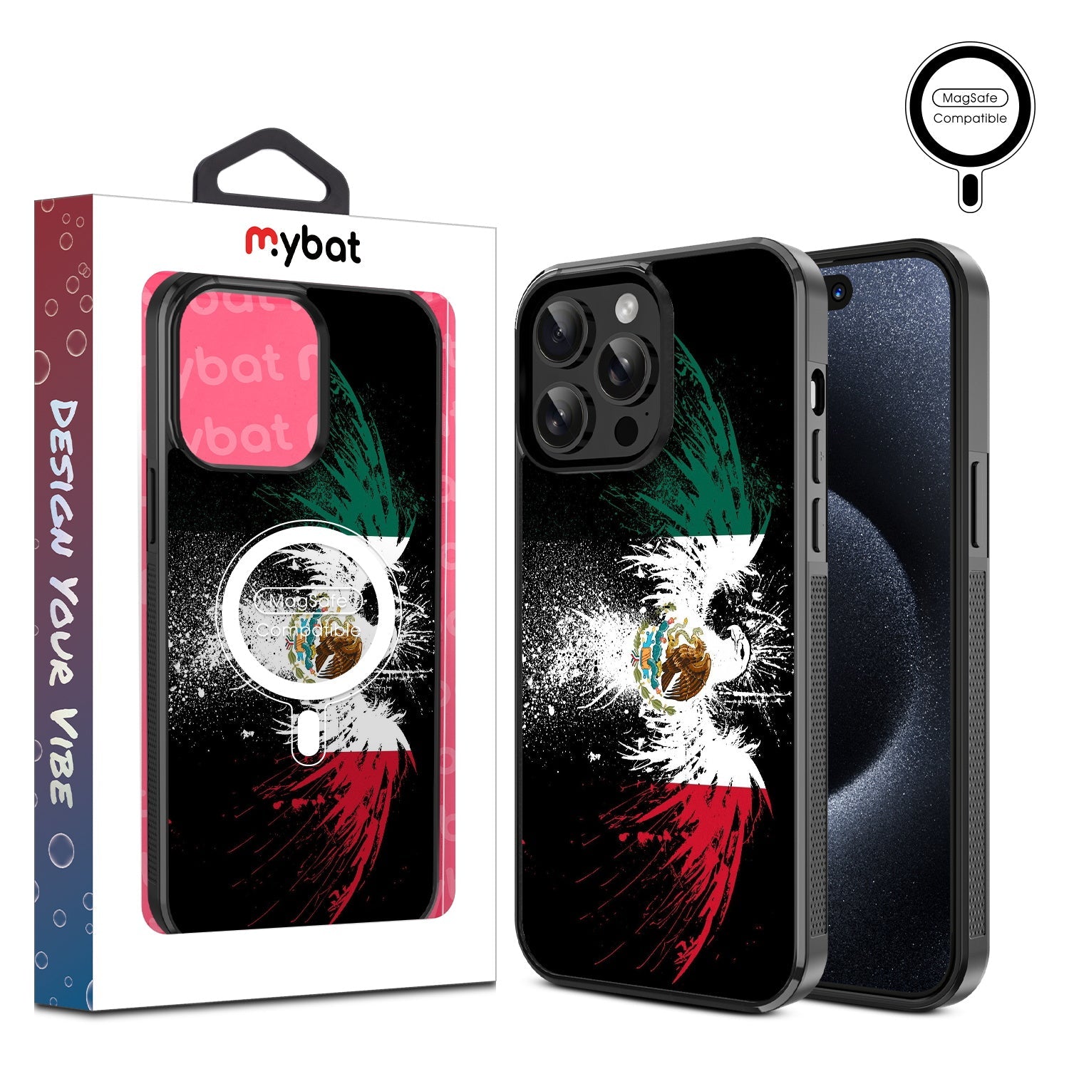 MyBat Design Lab Series MagSafe Case for Apple iPhone 15 Pro Max (6.7) - Mexican Heritage