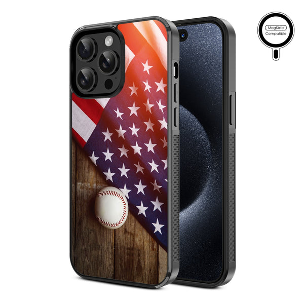 MyBat Design Lab Series MagSafe Case for Apple iPhone 15 Pro Max (6.7) - Patriotic Pitch - MIP15PMCSLESMSM172-2.jpg