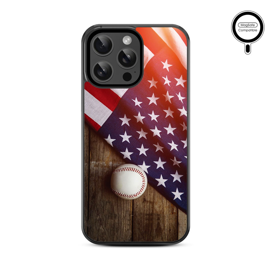 MyBat Design Lab Series MagSafe Case for Apple iPhone 15 Pro Max (6.7) - Patriotic Pitch - MIP15PMCSLESMSM172-3.jpg