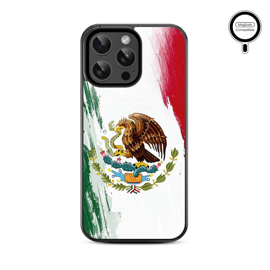 MyBat Design Lab Series MagSafe Case for Apple iPhone 15 Pro Max (6.7) - Bandera de México