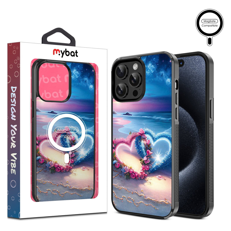 MyBat Design Lab Series MagSafe Case for Apple iPhone 15 Pro Max (6.7) - Heart and Soul