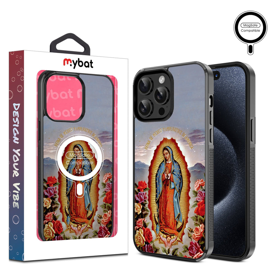 MyBat Design Lab Series MagSafe Case for Apple iPhone 15 Pro Max (6.7) - Our Lady Guadalupe
