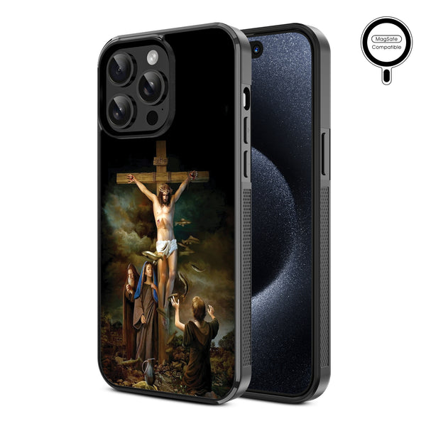 MyBat Design Lab Series MagSafe Case for Apple iPhone 15 Pro Max (6.7) - Jesus on the Cross - MIP15PMCSLESMSM197-2.jpg