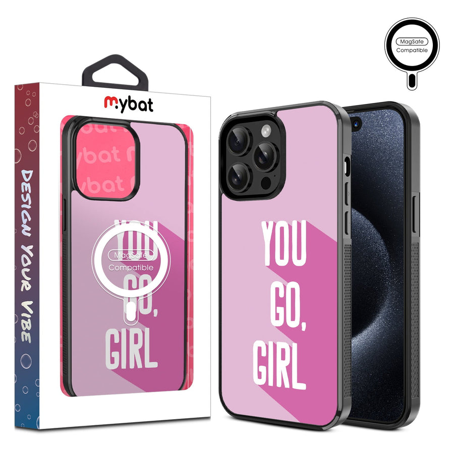 MyBat Design Lab Series MagSafe Case for Apple iPhone 15 Pro Max (6.7) - You Go, Girl