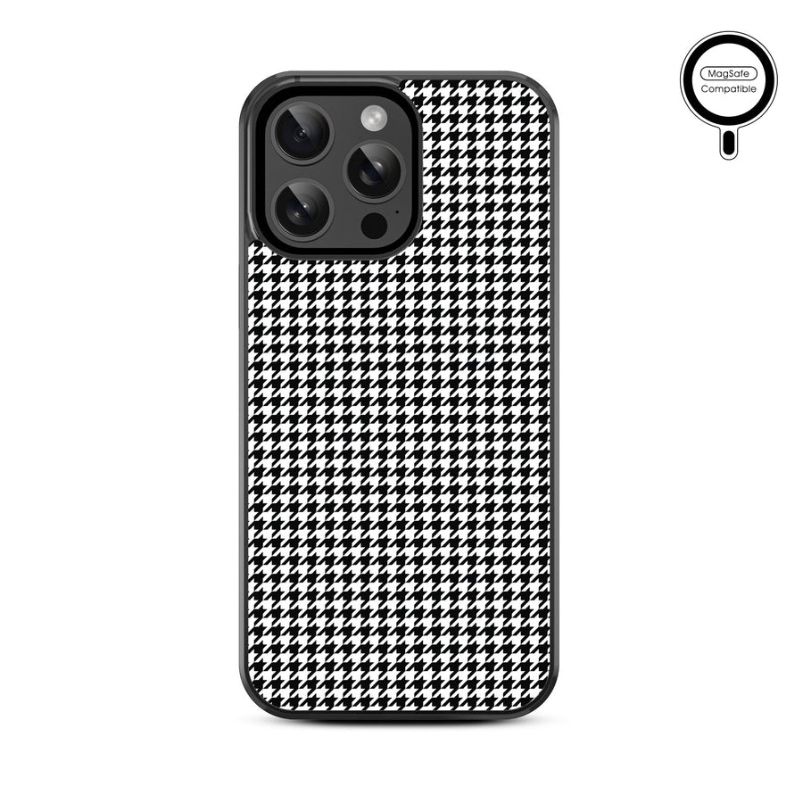 MyBat Design Lab Series MagSafe Case for Apple iPhone 15 Pro Max (6.7) - Classic Houndstooth