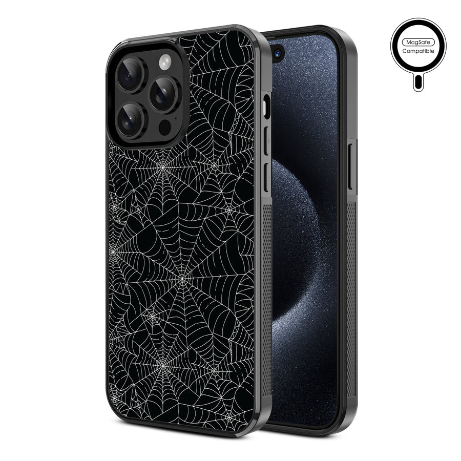MyBat Design Lab Series MagSafe Case for Apple iPhone 15 Pro Max (6.7) - Spider Web - MIP15PMCSLESMSM217-2.jpg