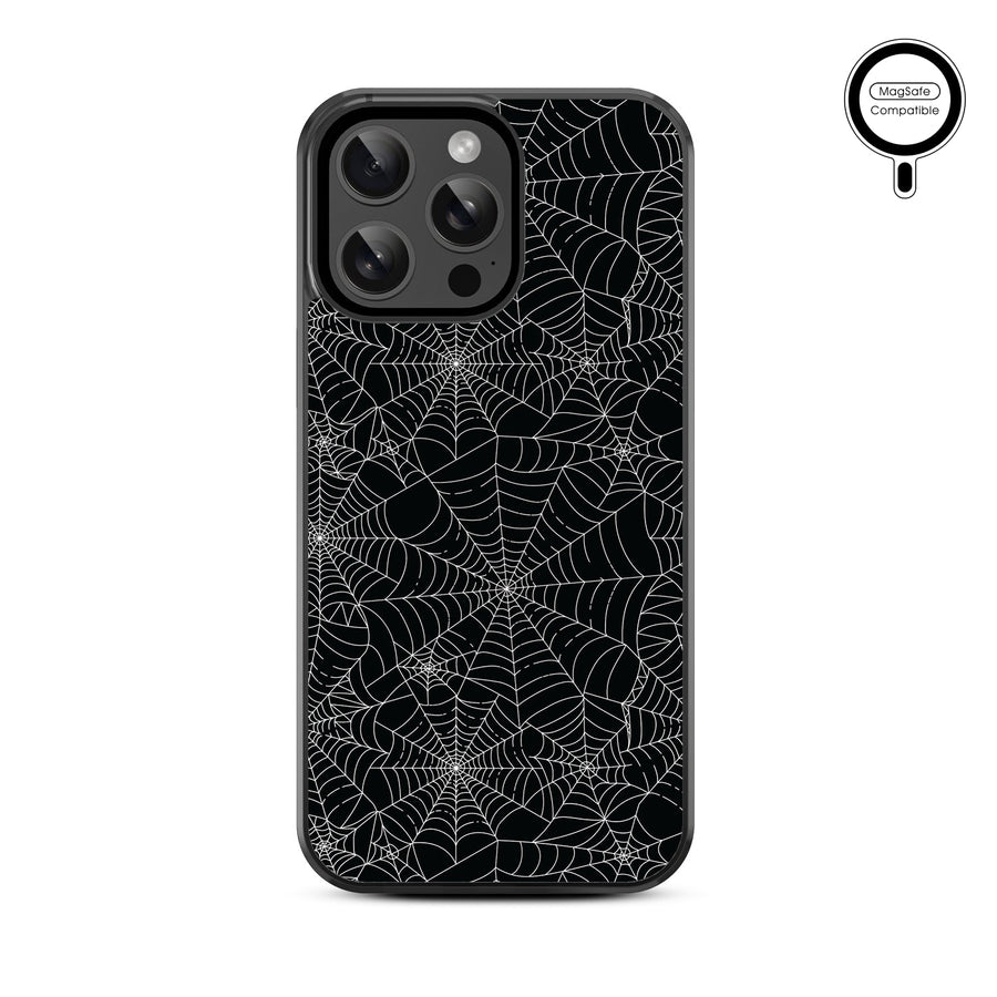 MyBat Design Lab Series MagSafe Case for Apple iPhone 15 Pro Max (6.7) - Spider Web