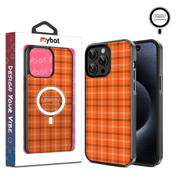 MyBat Design Lab Series MagSafe Case for Apple iPhone 15 Pro Max (6.7) - Pumpkin Plaid - MIP15PMCSLESMSM244-1.jpg