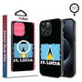 MyBat Design Lab Series MagSafe Case for Apple iPhone 15 Pro Max (6.7) - St. Lucia Flag