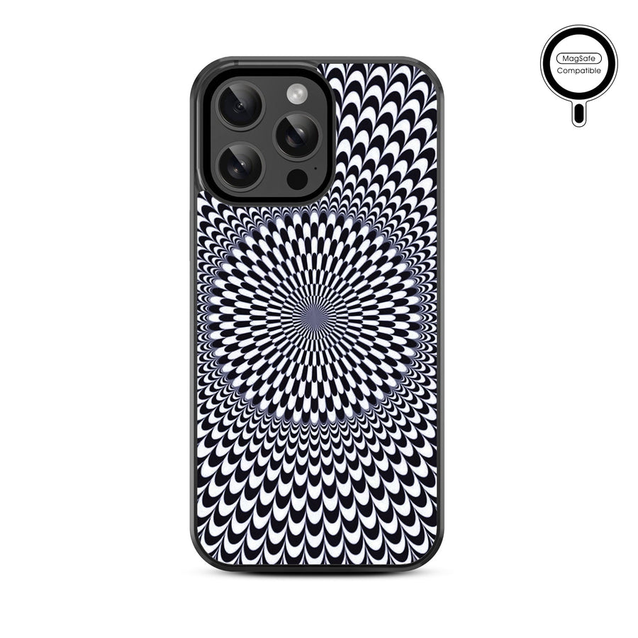 MyBat Design Lab Series MagSafe Case for Apple iPhone 15 Pro Max (6.7) - Dizzy Circle