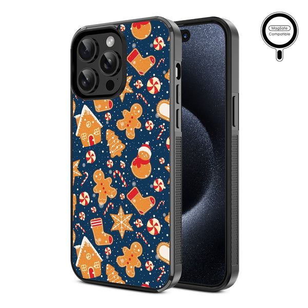 MyBat Design Lab Series MagSafe Case for Apple iPhone 15 Pro Max (6.7) - Gingerbread Cookies - MIP15PMCSLESMSM273-2.jpg