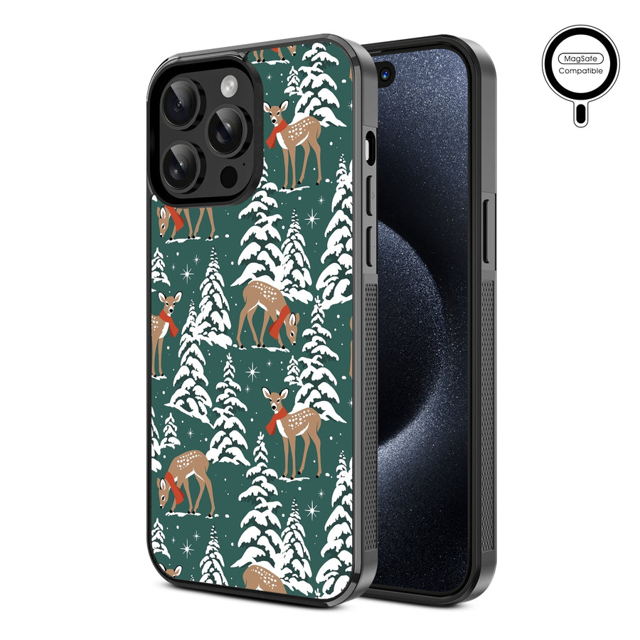 MyBat Design Lab Series MagSafe Case for Apple iPhone 15 Pro Max (6.7) - Pine & Prancer - MIP15PMCSLESMSM287-2.jpg