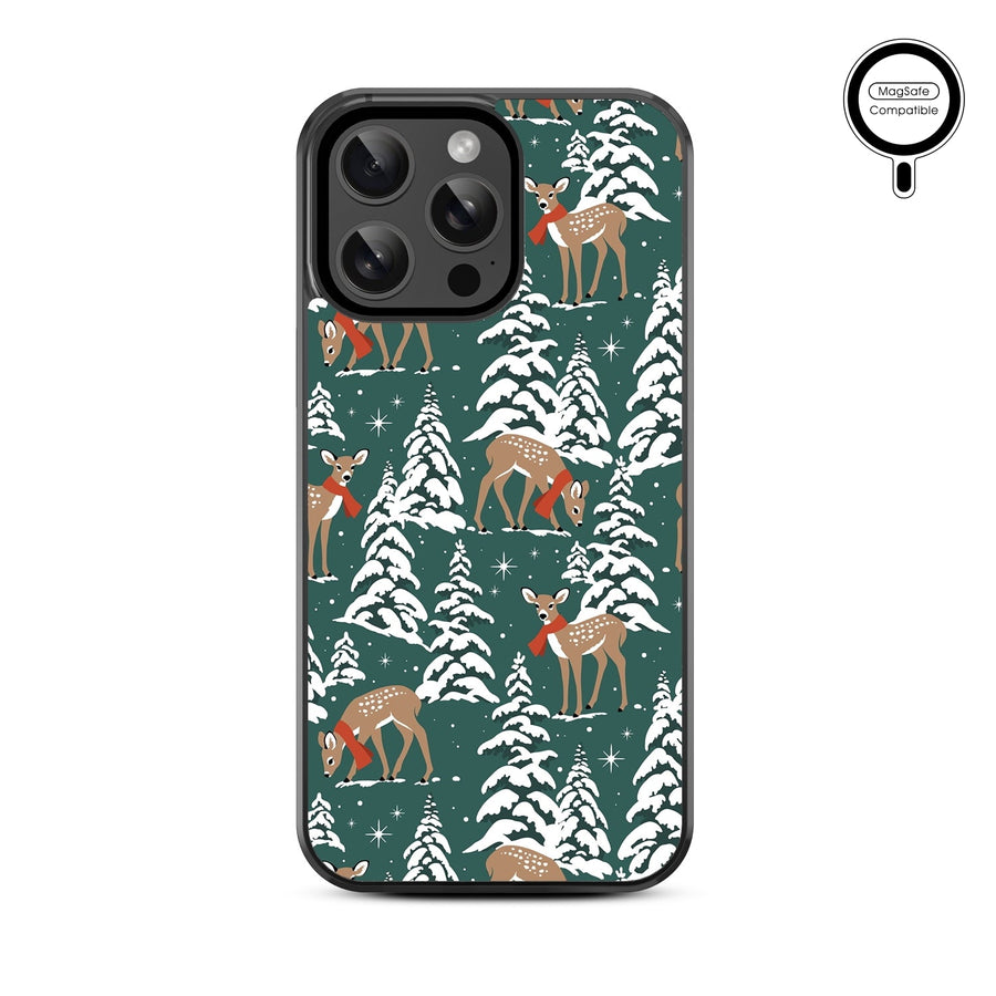MyBat Design Lab Series MagSafe Case for Apple iPhone 15 Pro Max (6.7) - Pine & Prancer
