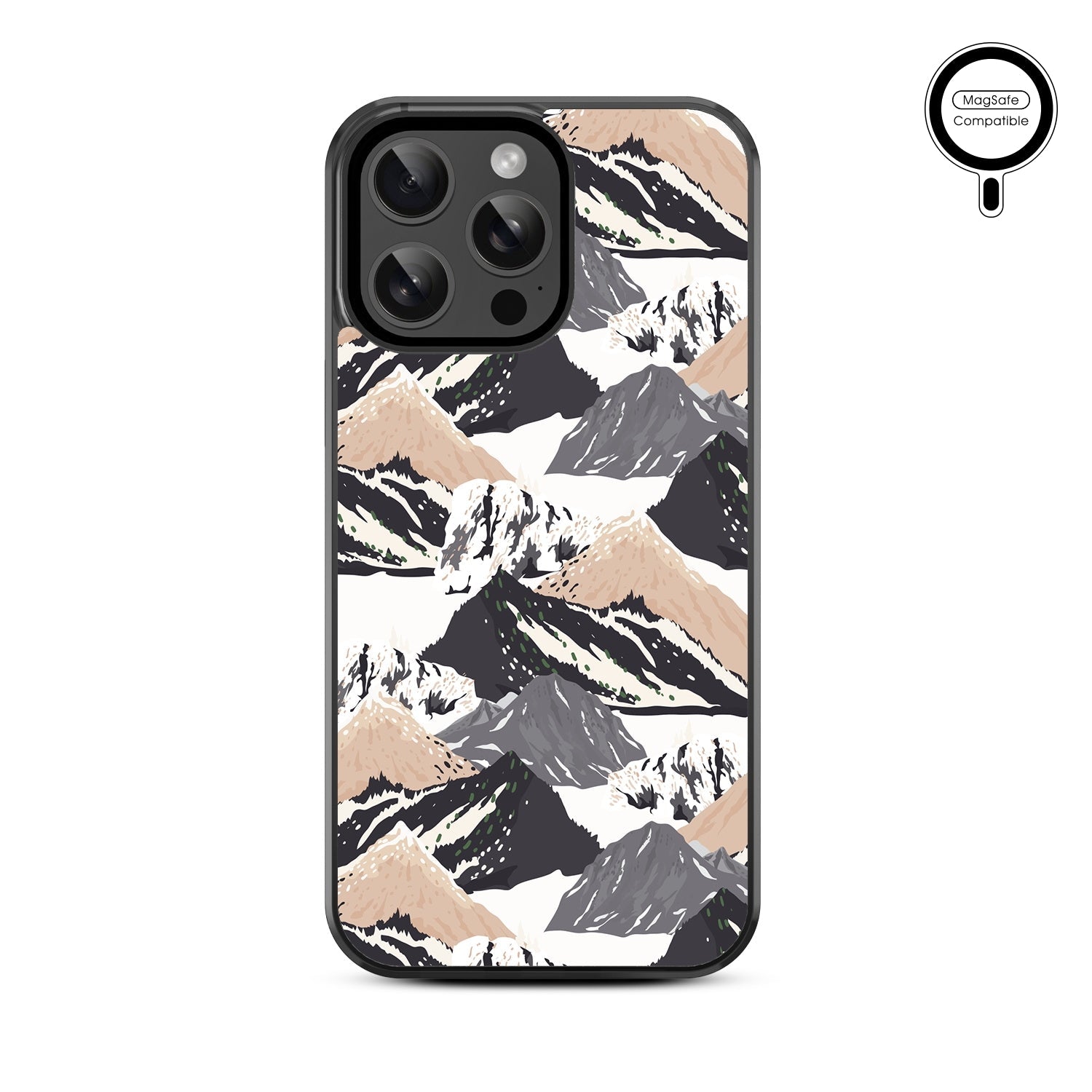 MyBat Design Lab Series MagSafe Case for Apple iPhone 15 Pro Max (6.7) - Rocky Peaks