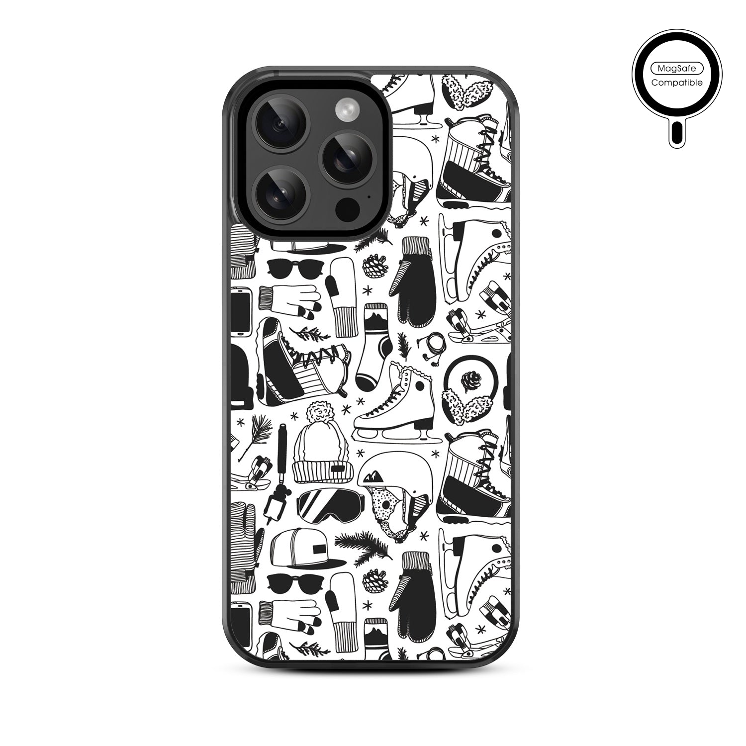 MyBat Design Lab Series MagSafe Case for Apple iPhone 15 Pro Max (6.7) - Hit the Slopes