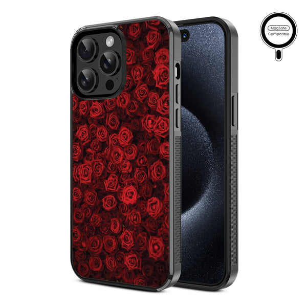MyBat Design Lab Series MagSafe Case for Apple iPhone 15 Pro Max (6.7) - Red Roses - MIP15PMCSLESMSM343-2.jpg