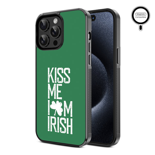 MyBat Design Lab Series MagSafe Case for Apple iPhone 15 Pro Max - Kiss Me I'm Irish - MIP15PMCSLESMSM465-2.jpg