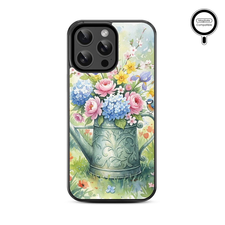MyBat Design Lab Series MagSafe Case for Apple iPhone 15 Pro Max - Backyard Bouquet - MIP15PMCSLESMSM469-3.jpg