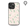 MyBat Design Lab Series MagSafe Case for Apple iPhone 15 Pro Max - Pink Posies