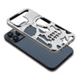 MyBat Skullcap Protector Cover for Apple iPhone 15 Pro Max - Silver Plating - MIP15PMCSSLCS203-7.jpg