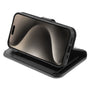MyBat MyJacket Wallet Xtra Series for Apple iPhone 15 Pro Max - Black / Black - MIP15PMPCMJG031-4.jpg
