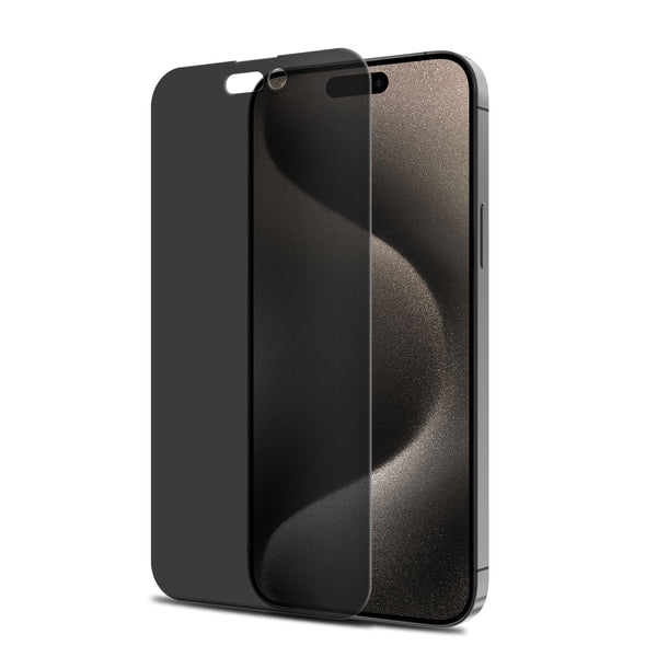 MyBat Privacy Tempered Glass Screen Protector (2.5D) for Apple iPhone 15 Pro Max - Clear - MIP15PMSC67-2.jpg