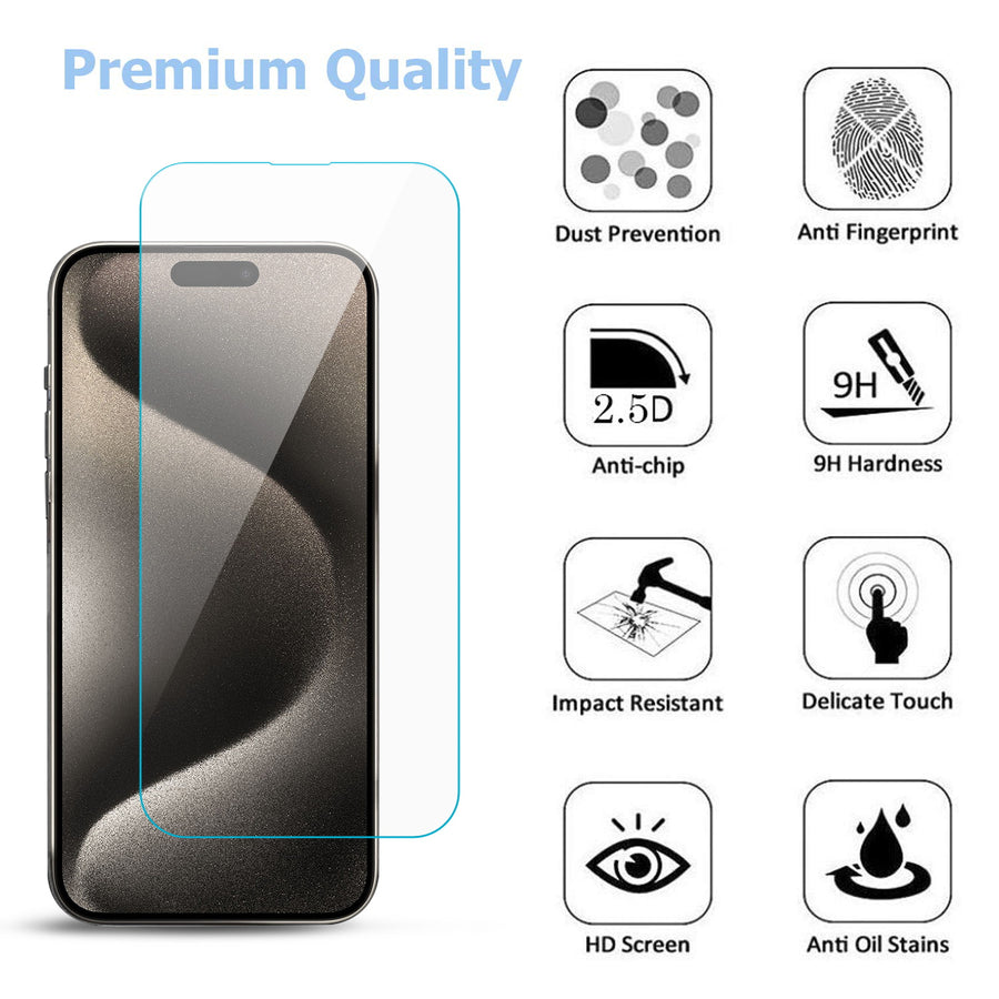 MyBat Tempered Glass Screen Protector (2.5D)(25-pack) for Apple iPhone 15 Pro Max - Clear - MIP15PMSC81TF-3.jpg