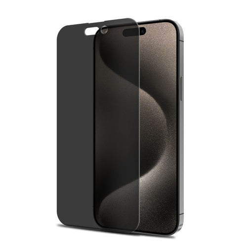 MyBat Privacy Tempered Glass Screen Protector (2.5D) for Apple iPhone 15 Pro - Clear - MIP15PSC67-2.jpg