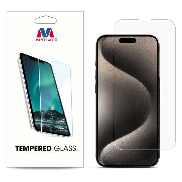 MyBat Tempered Glass Screen Protector (2.5D) for Apple iPhone 15 Pro - Clear - MIP15PSC90-1.jpg