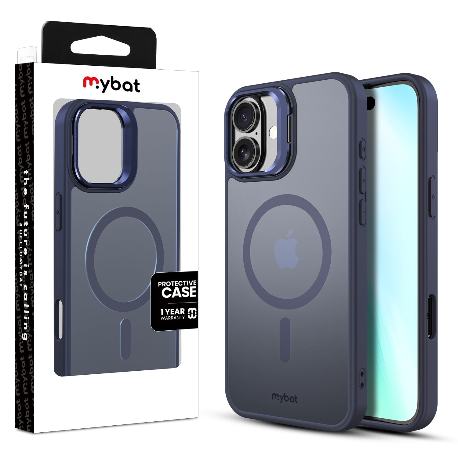 MyBat InFrame MagSafe Case with Kickstand for Apple iPhone 16 - Cobalt