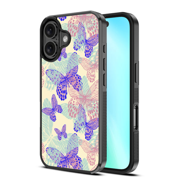 MyBat Design Lab Series Case for Apple iPhone 16 - Butterflies - MIP16CSLESM019-2.jpg