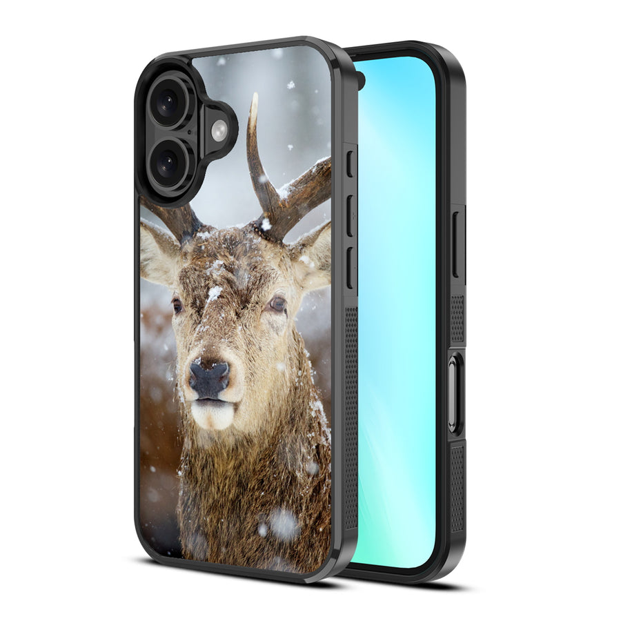 MyBat Design Lab Series Case for Apple iPhone 16 - Deer in Winter - MIP16CSLESM024-2.jpg