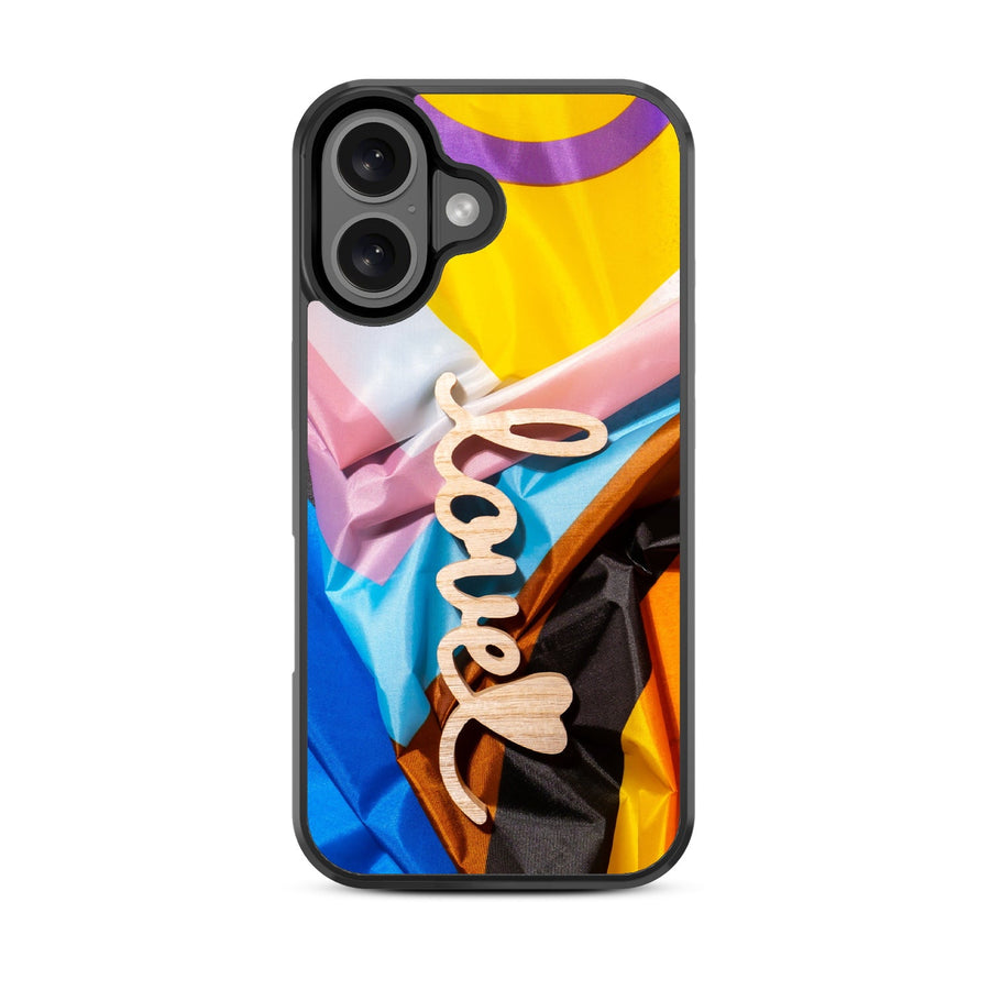 MyBat Design Lab Series Case for Apple iPhone 16 - Love is Love