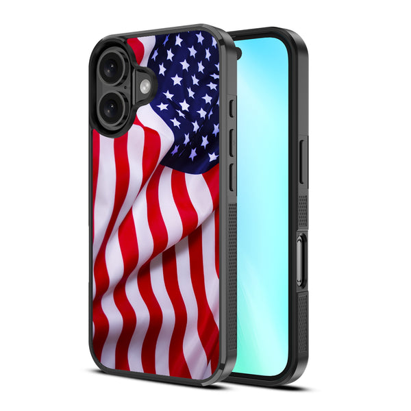MyBat Design Lab Series Case for Apple iPhone 16 - Stars & Stripes - MIP16CSLESM042-2.jpg