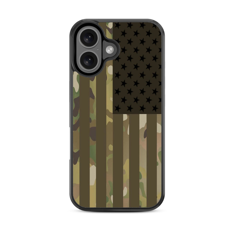 MyBat Design Lab Series Case for Apple iPhone 16 - Military Camouflage American Flag - MIP16CSLESM054-3.jpg