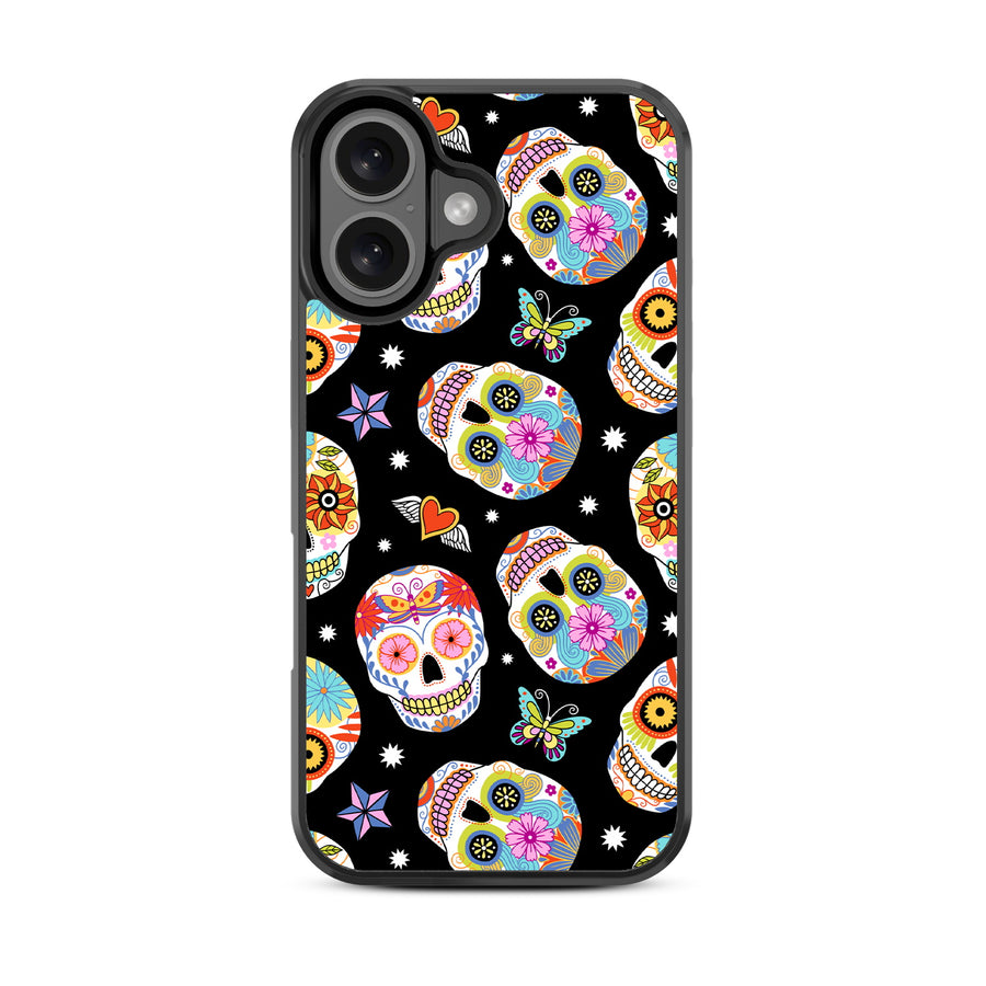 MyBat Design Lab Series Case for Apple iPhone 16 - Day of the Dead - MIP16CSLESM056-3.jpg