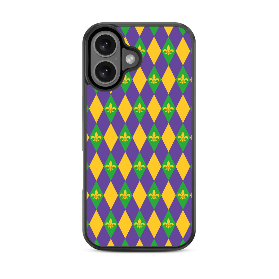 MyBat Design Lab Series Case for Apple iPhone 16 - Mardi Gras - MIP16CSLESM057-3.jpg