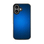 MyBat Design Lab Series Case for Apple iPhone 16 - Blue Carbon Fiber - MIP16CSLESM084-3.jpg